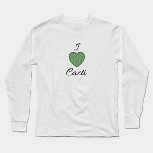 I Heart Cacti Long Sleeve T-Shirt